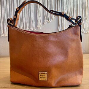 Dooney & Bourke brown leather shoulder purse